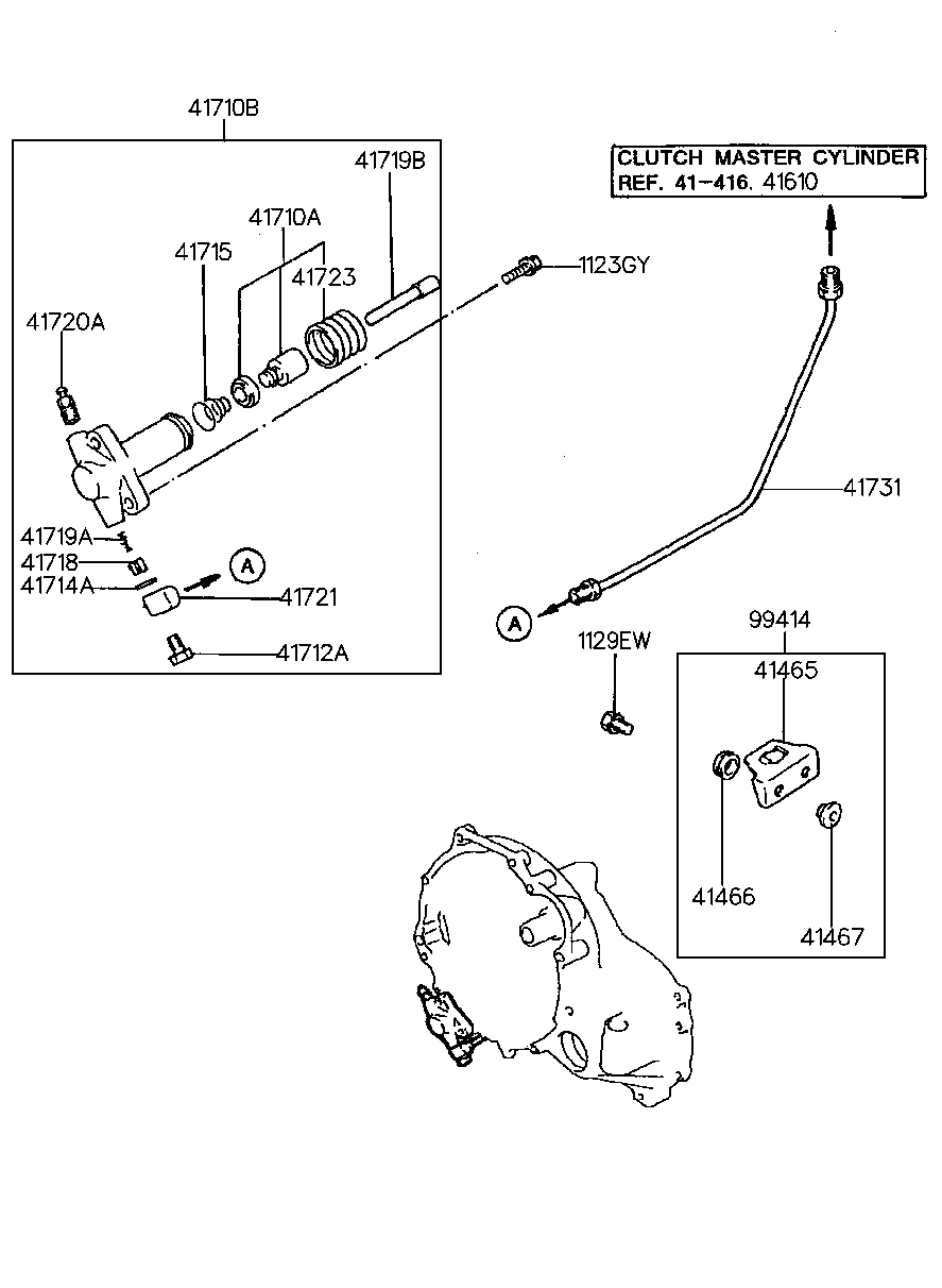 Eagle 41710-33040 - Darba cilindrs, Sajūgs ps1.lv