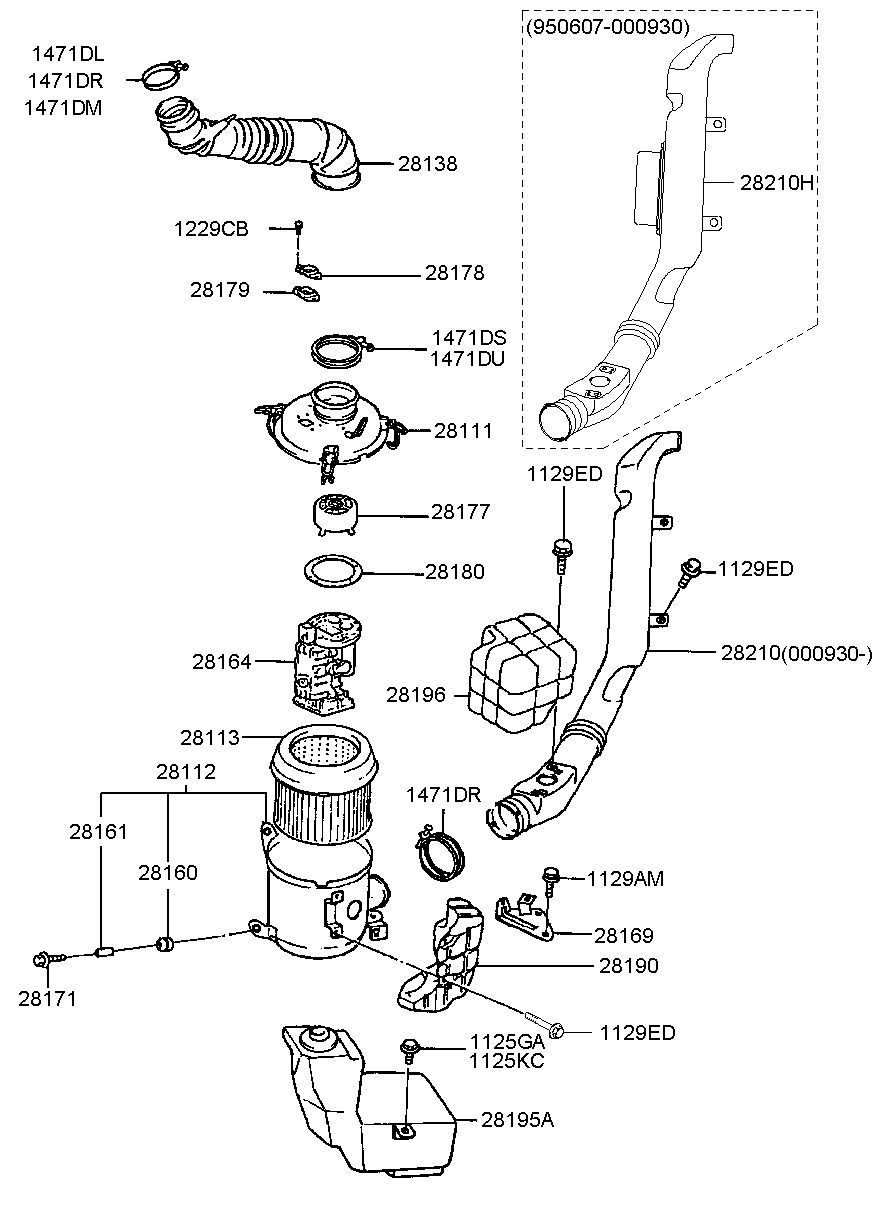 Hyundai 28113-32510 - Gaisa filtrs ps1.lv