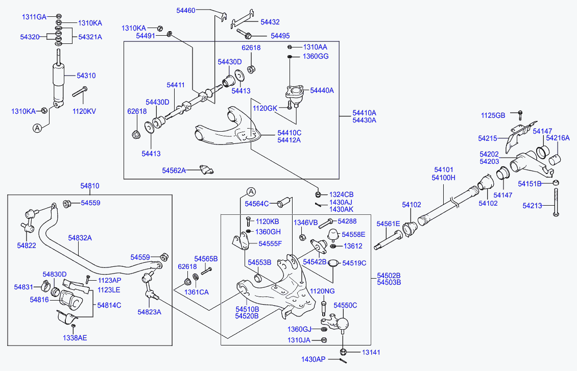 Hyundai 1430004303 - Riteņa rumbas gultņa komplekts ps1.lv