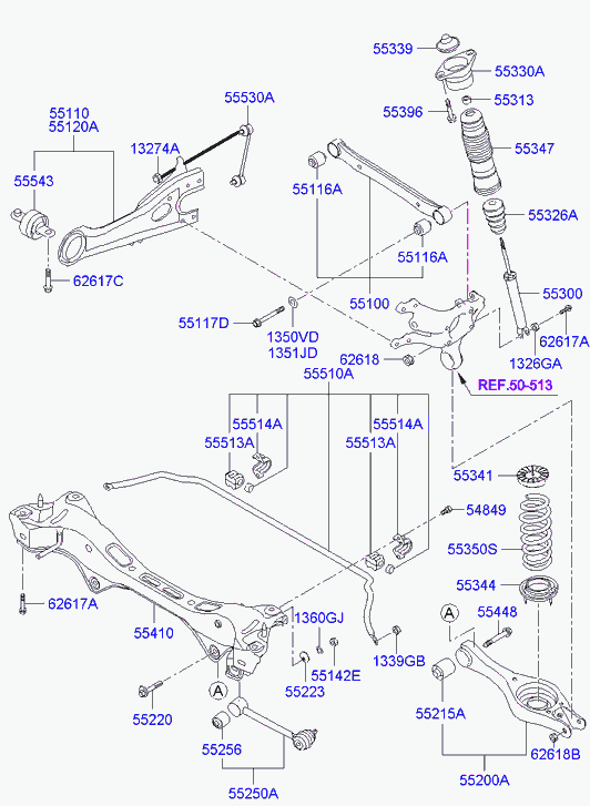 KIA 55311-2R600 - Amortizators ps1.lv