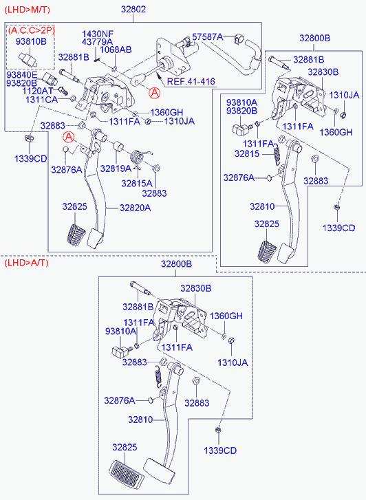 Hyundai 93810-3K000 - Bremžu signāla slēdzis ps1.lv