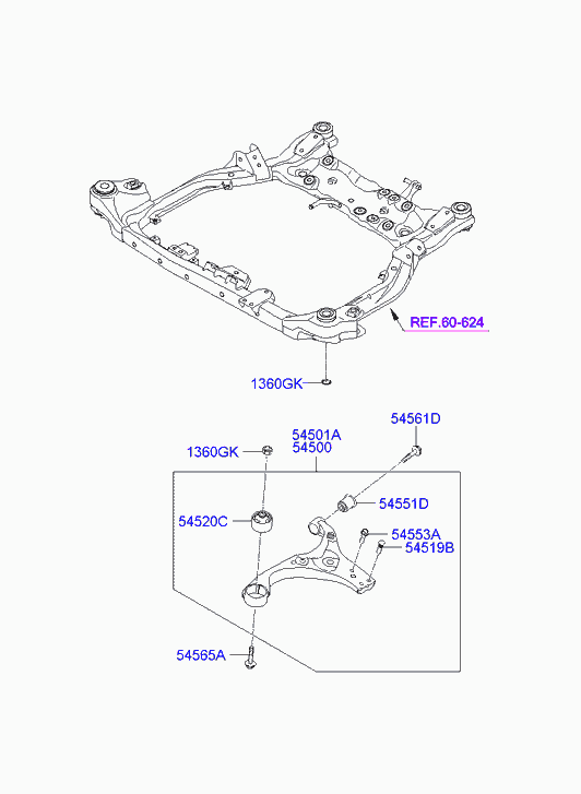 MASTER-SPORT GERMANY 54551 2H000 - Bush - front lower arm a ps1.lv