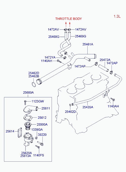 Opel 2550022600 - Termostats, Dzesēšanas šķidrums ps1.lv