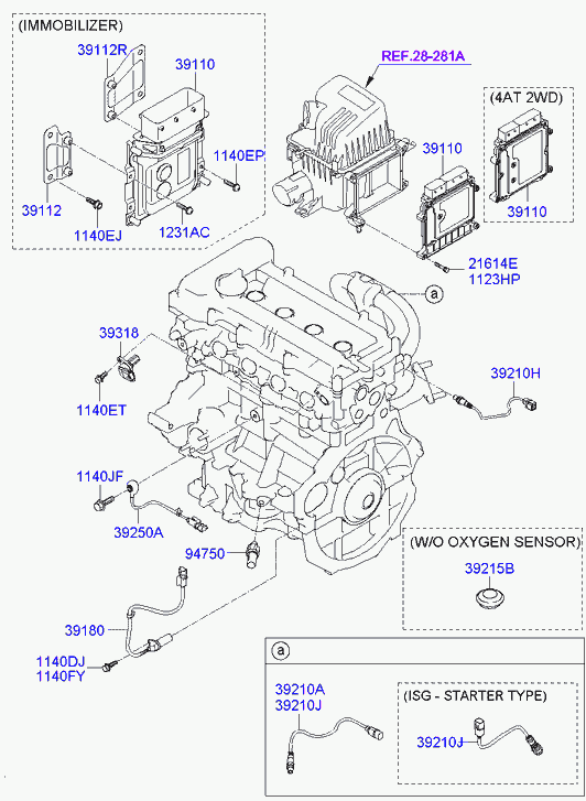 Hyundai 39180 2B010 - Impulsu devējs, Kloķvārpsta ps1.lv