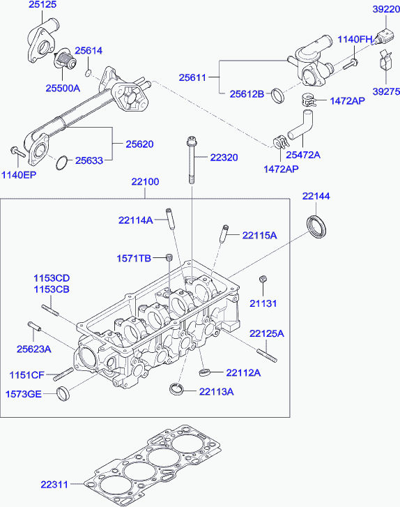 TOYOTA 25500-02500 - Termostats, Dzesēšanas šķidrums ps1.lv