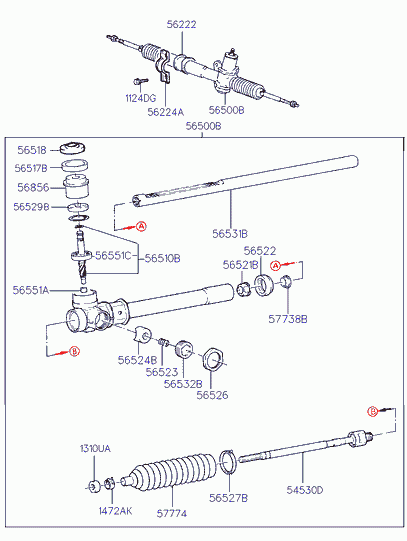 Hyundai 56528-02000 - Putekļusargs, Stūres iekārta ps1.lv