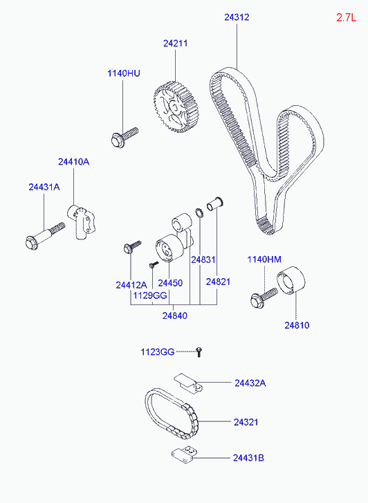 KIA 24312-38-210 - Zobsiksna ps1.lv