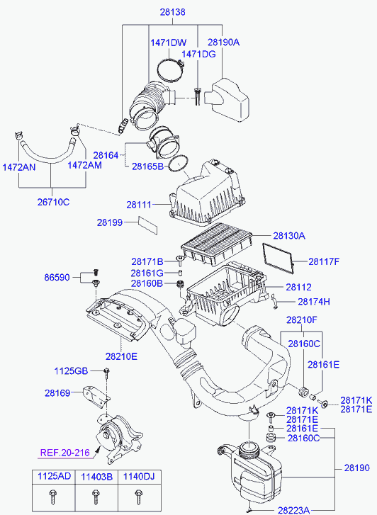 Hyundai 1471195006B - Uzgrieznis ps1.lv