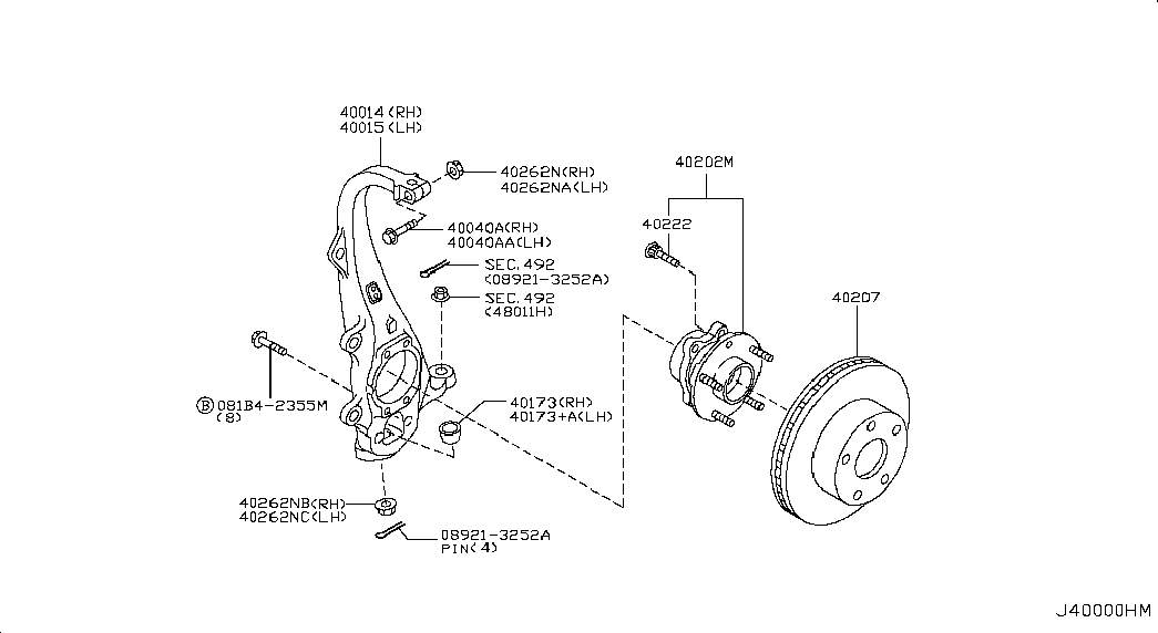 IME 40206-EG000 - Bremžu diski ps1.lv