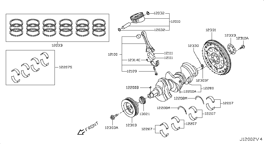 NISSAN 13021-JK20A - Sadales vārpstas piedziņas ķēdes komplekts ps1.lv