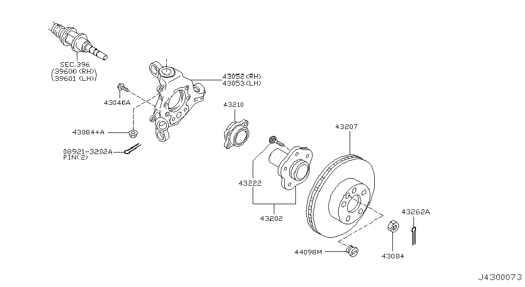 NISSAN 43210WL000 - Riteņa rumbas gultņa komplekts ps1.lv