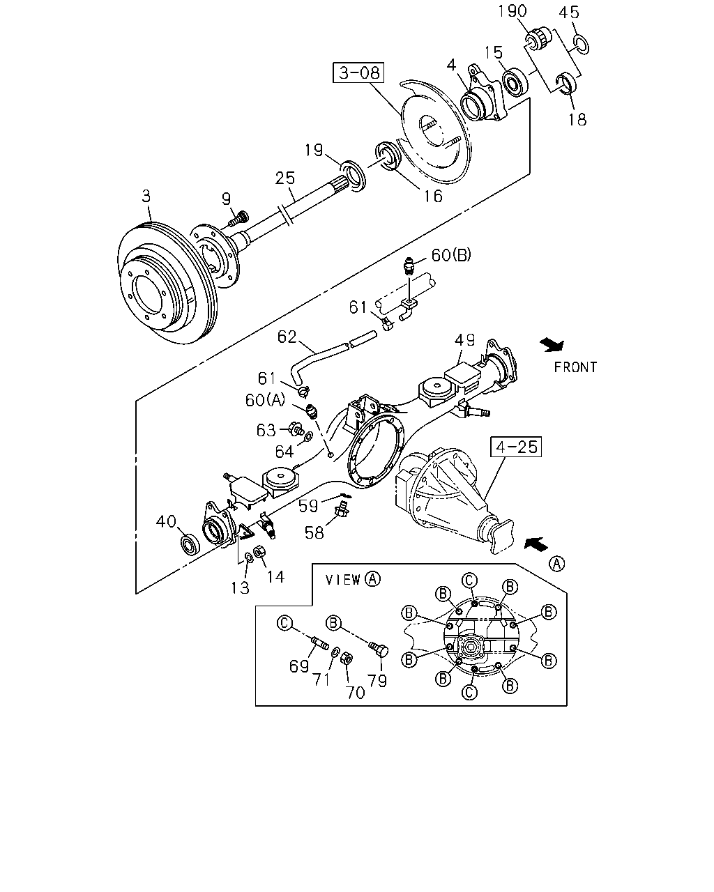 ISUZU 8-94454-098-0 - Riteņa rumbas gultņa komplekts ps1.lv