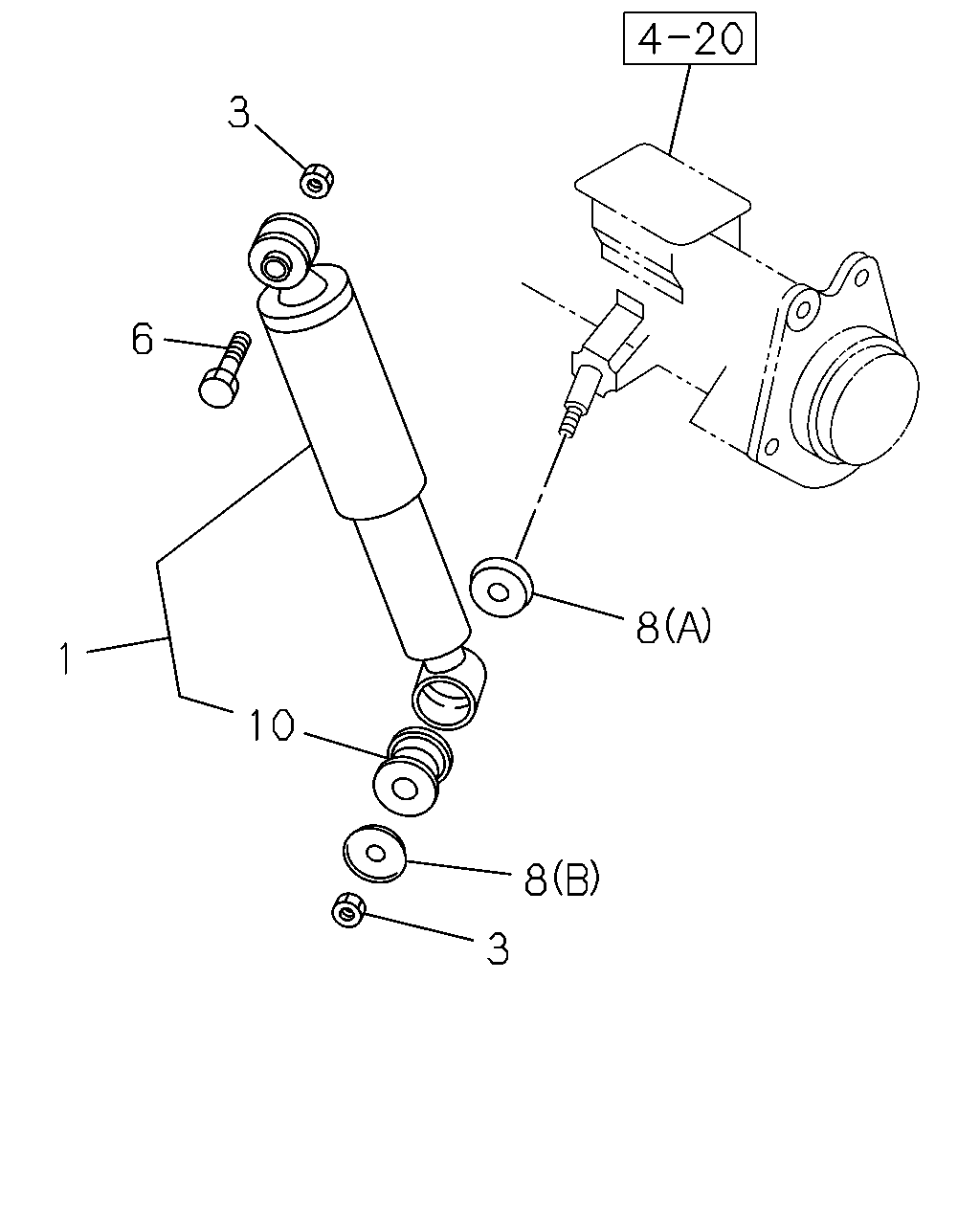 Opel 8-97043-817-2 - Amortizators ps1.lv