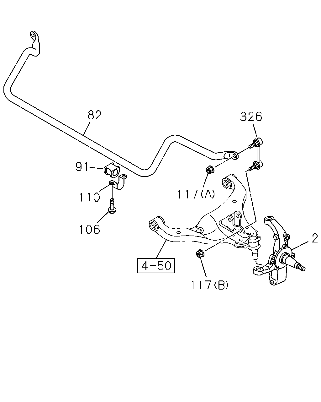 ISUZU 8-98161-446-0 - Bukse, Stabilizators ps1.lv