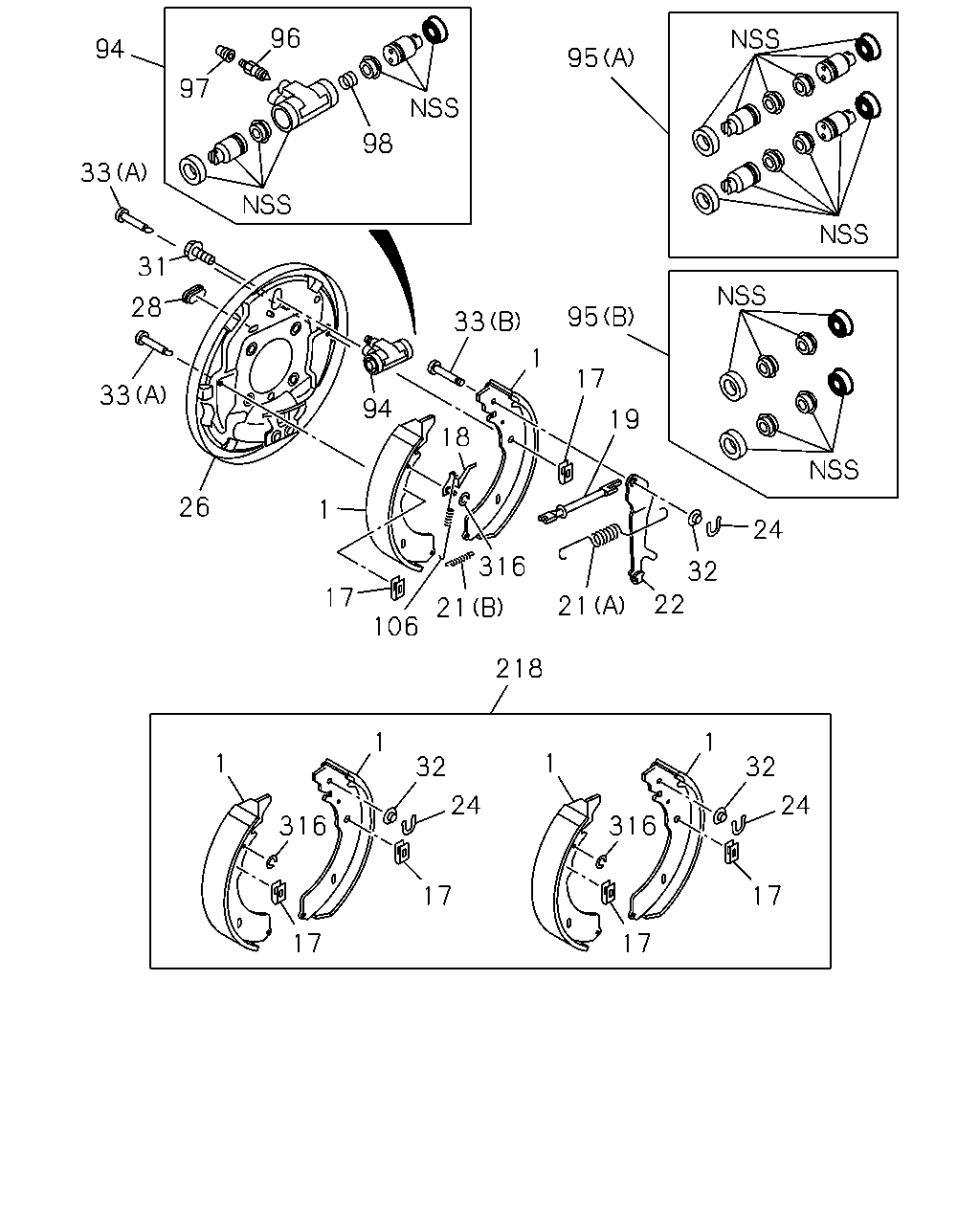 Mitsubishi 8-97947-802-0 - Bremžu loku komplekts ps1.lv