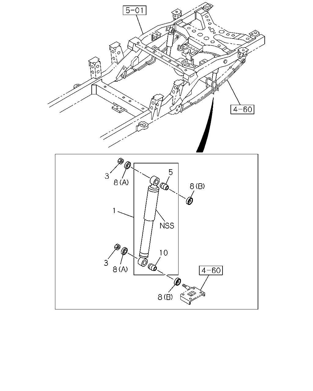 ISUZU 8-97368-599-0 - Amortizators ps1.lv