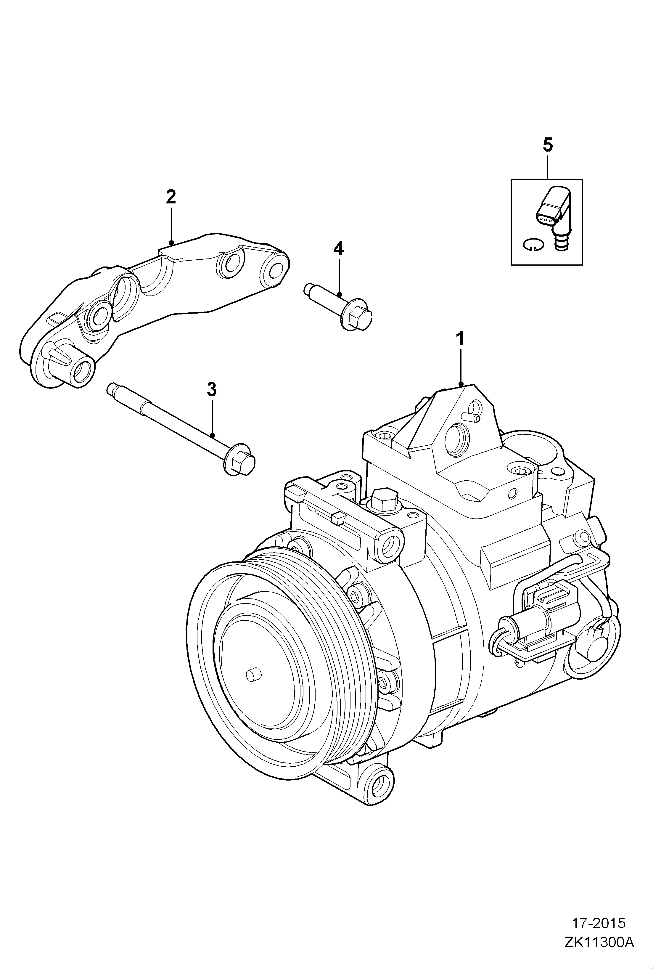 Jaguar C2Z4 345 - Kompresors, Gaisa kond. sistēma ps1.lv