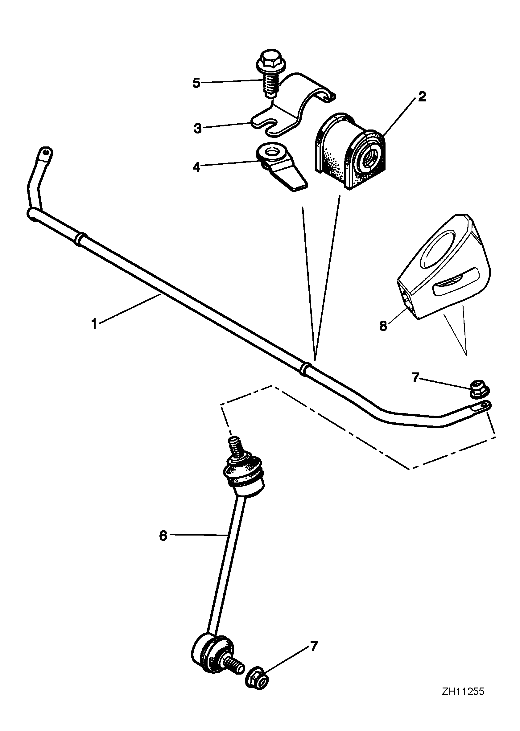 Jaguar C2 C18 572 - Stiepnis / Atsaite, Stabilizators ps1.lv