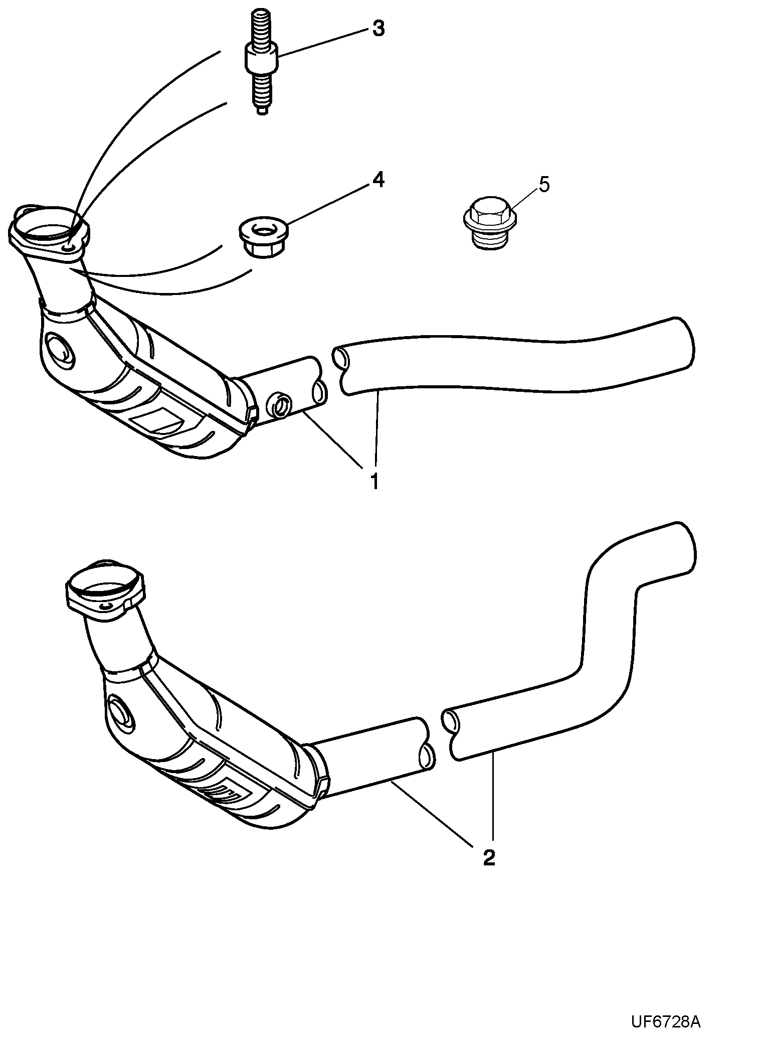 Jaguar XR810556 - Uzgrieznis, Izplūdes kolektors ps1.lv