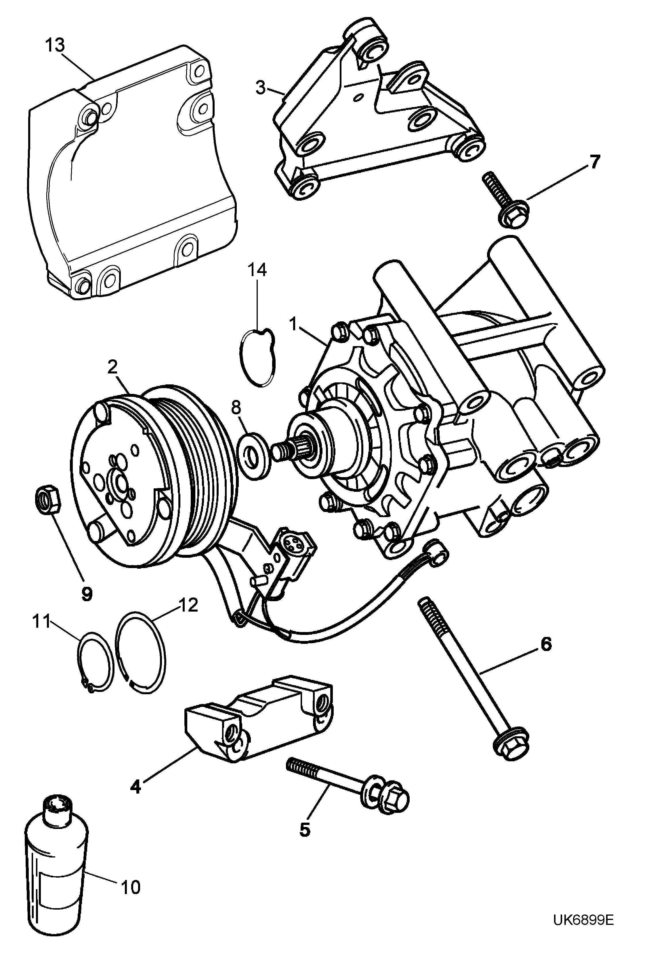 Lincoln XR89203 - Kompresors, Gaisa kond. sistēma ps1.lv