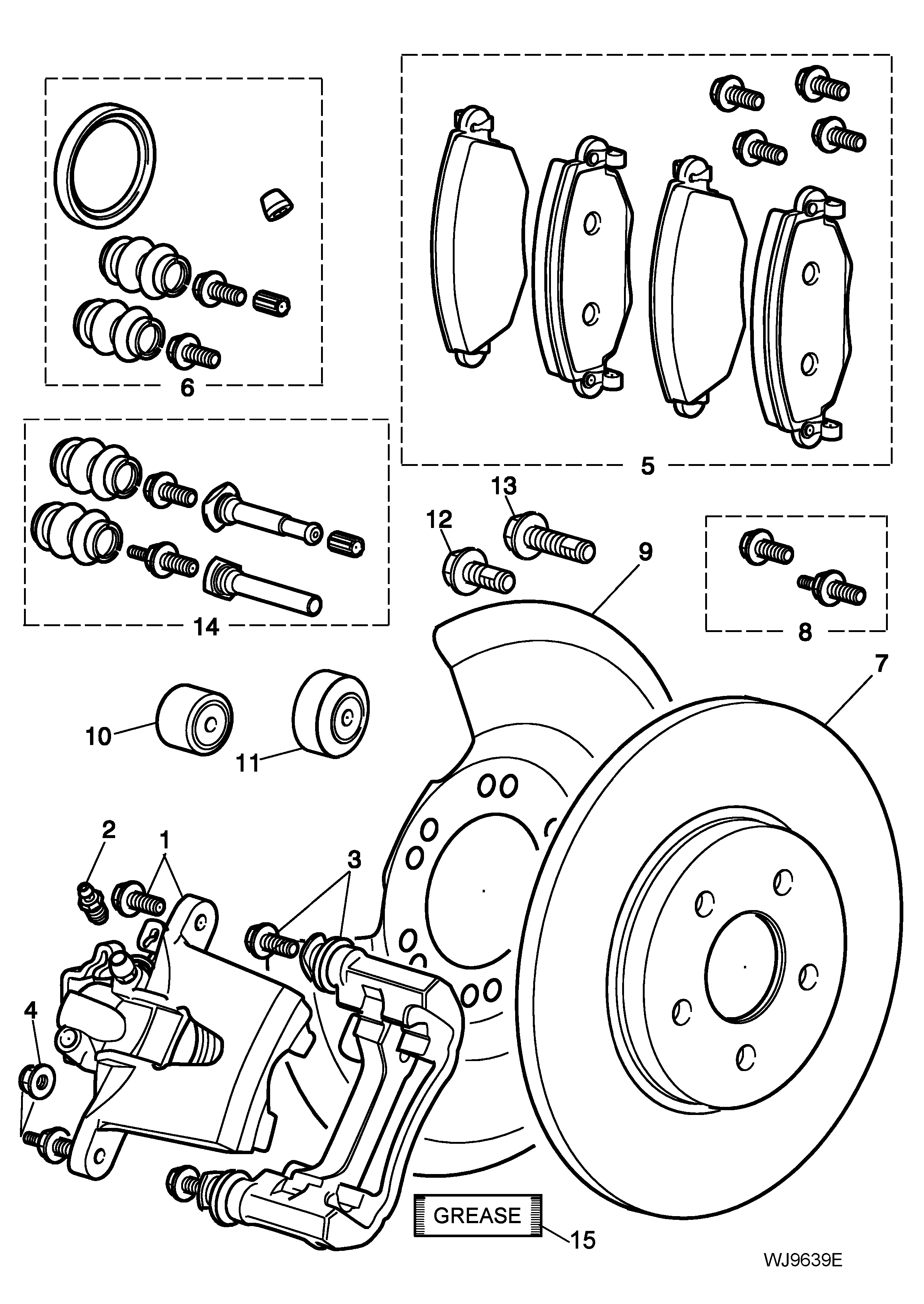 FORD C2S 38066 - Remkomplekts, Bremžu suports ps1.lv