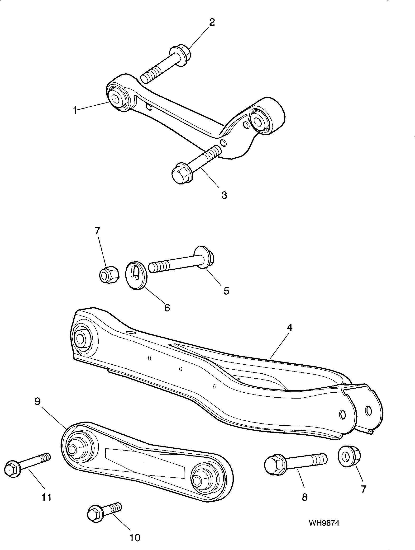 Jaguar C2S39484 - Neatkarīgās balstiekārtas svira, Riteņa piekare ps1.lv