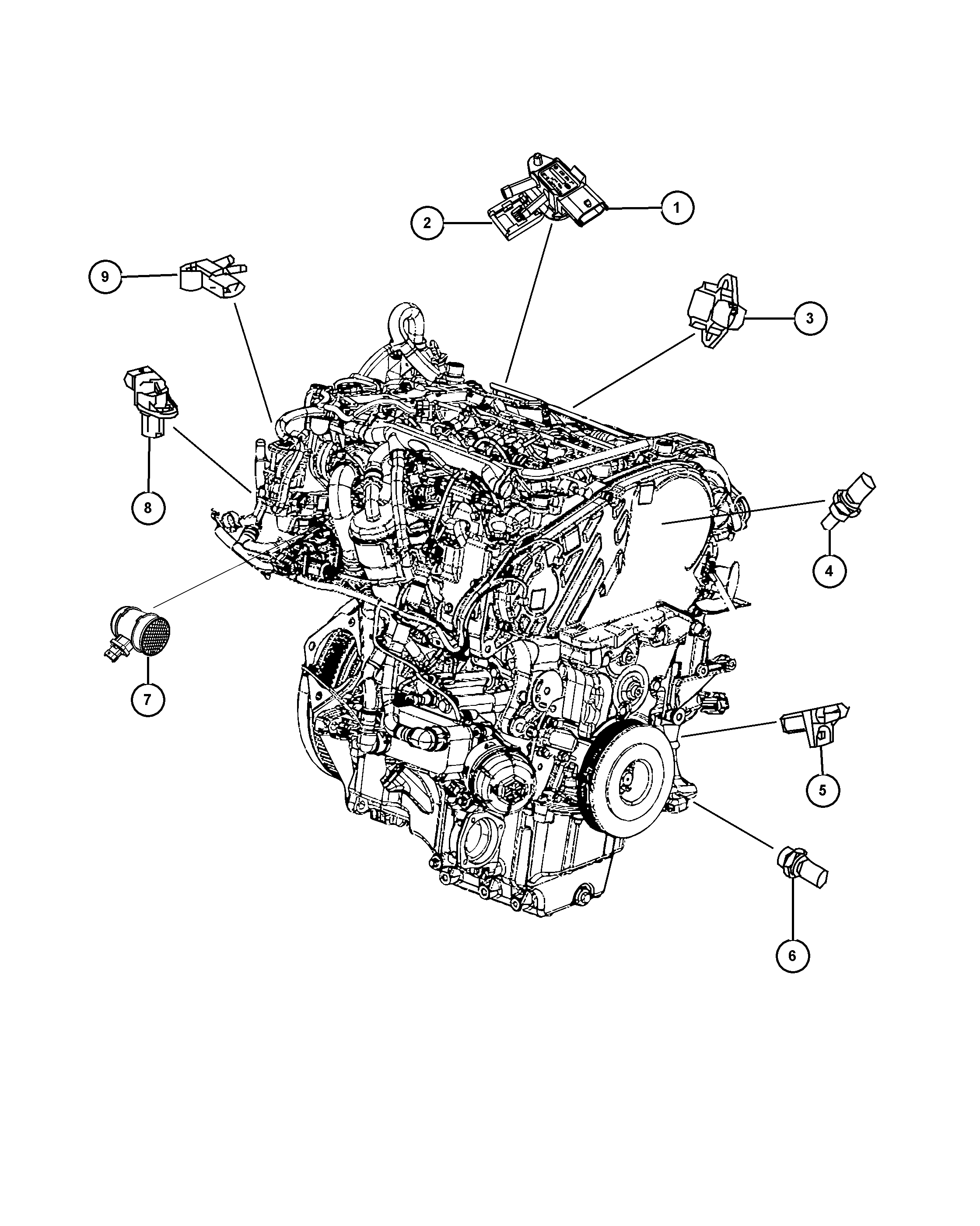 Jeep 68122 824AA - Devējs, Dzesēšanas šķidruma temperatūra ps1.lv