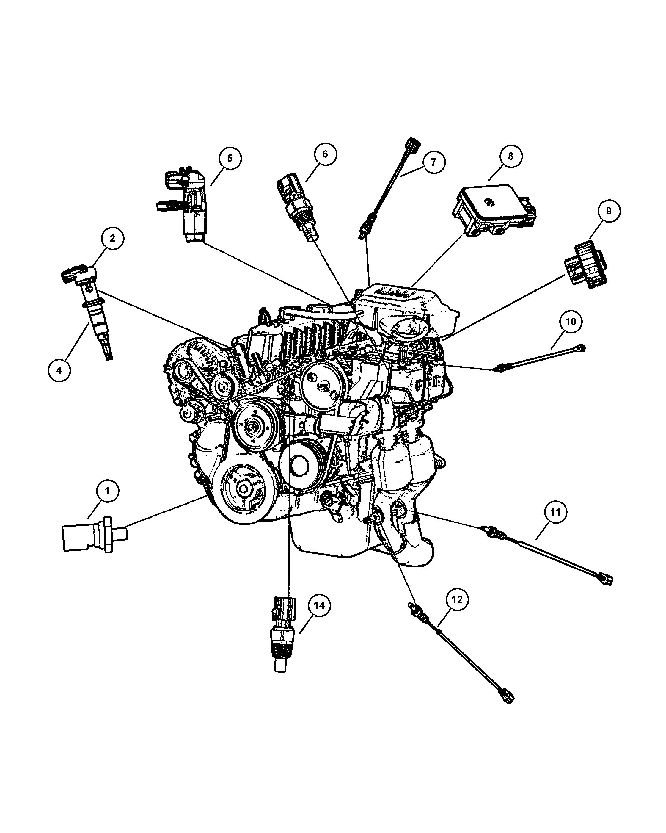 Jeep 56041 887AA - Lambda zonde ps1.lv