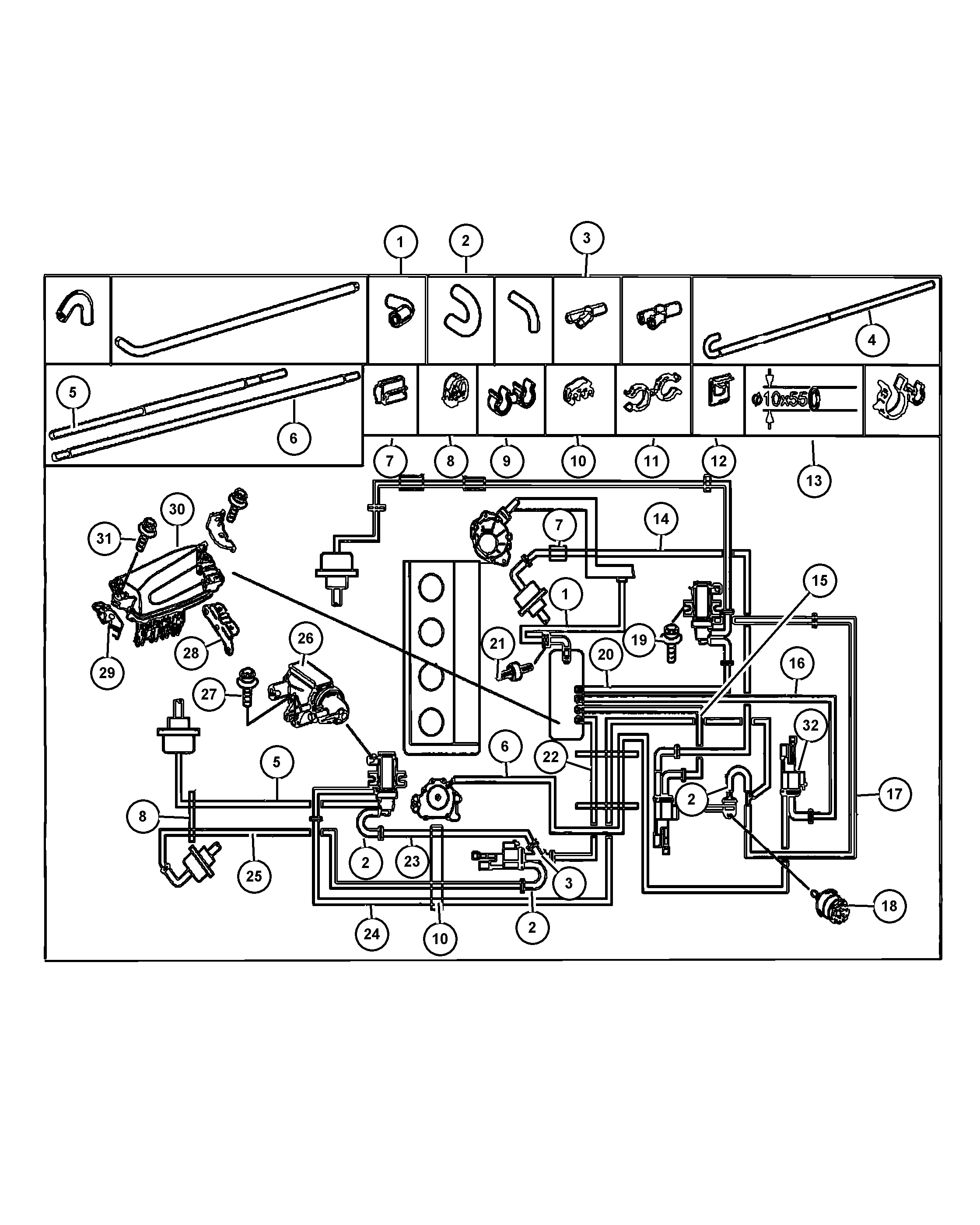 Dodge 5080 374AA - Filtrs, Vakuumcauruļvads ps1.lv