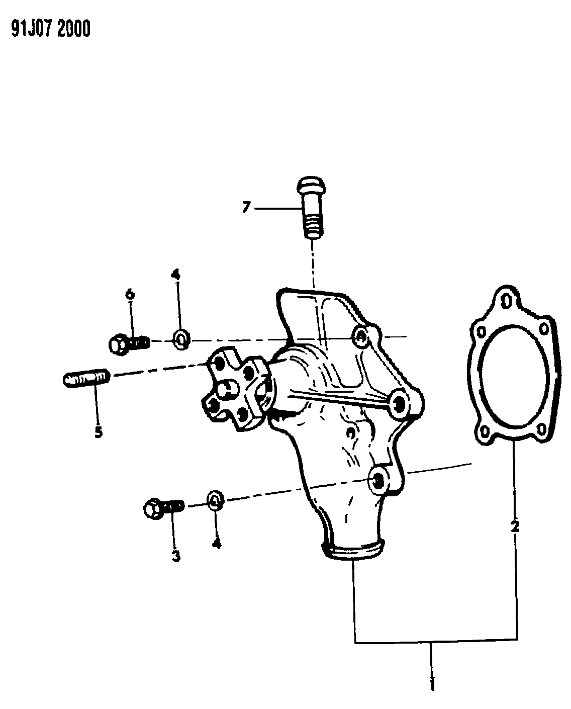 Jeep 462 6054 - Ūdenssūknis ps1.lv