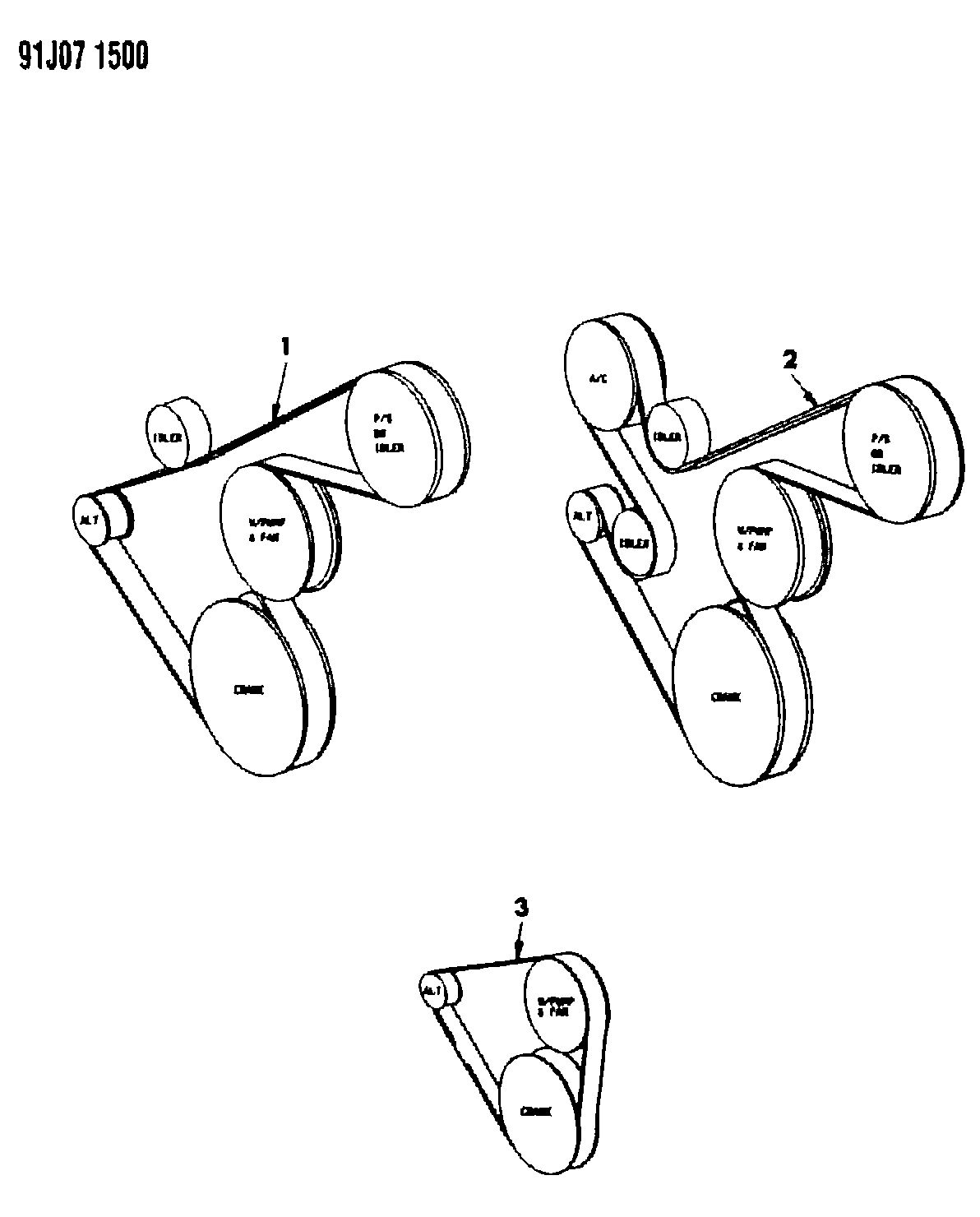 Chrysler 53007 595 - Ķīļrievu siksna ps1.lv