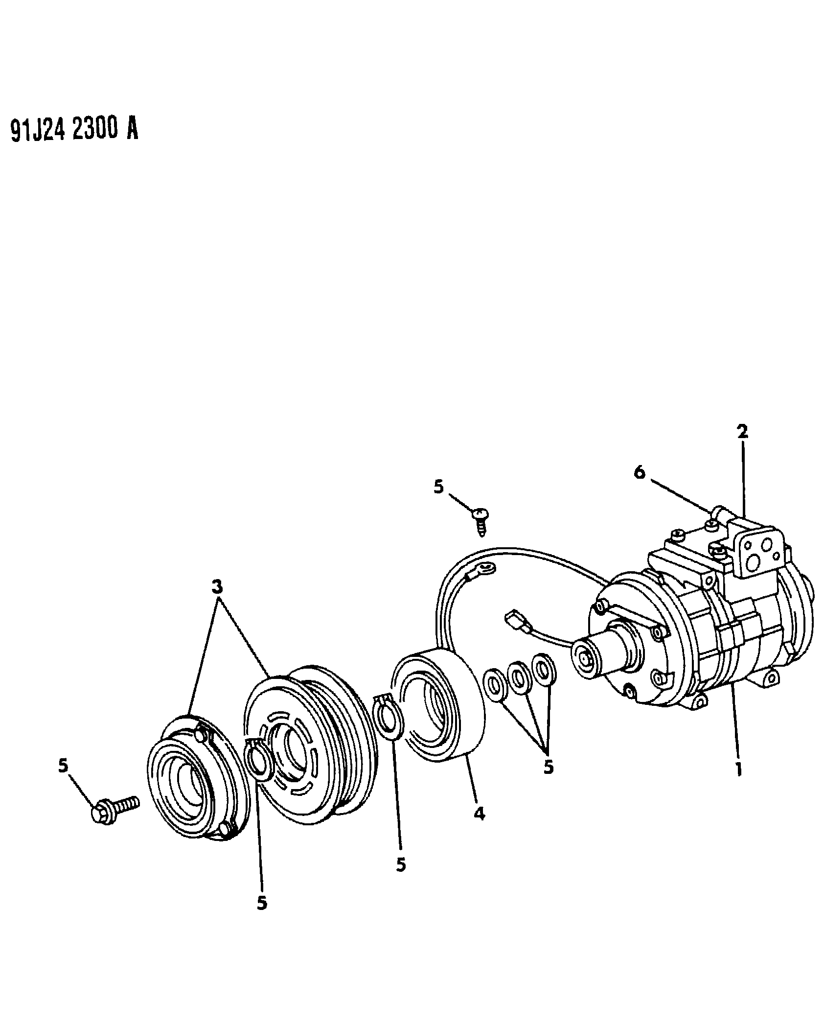 Dodge 472 0833 - Kompresors, Gaisa kond. sistēma ps1.lv