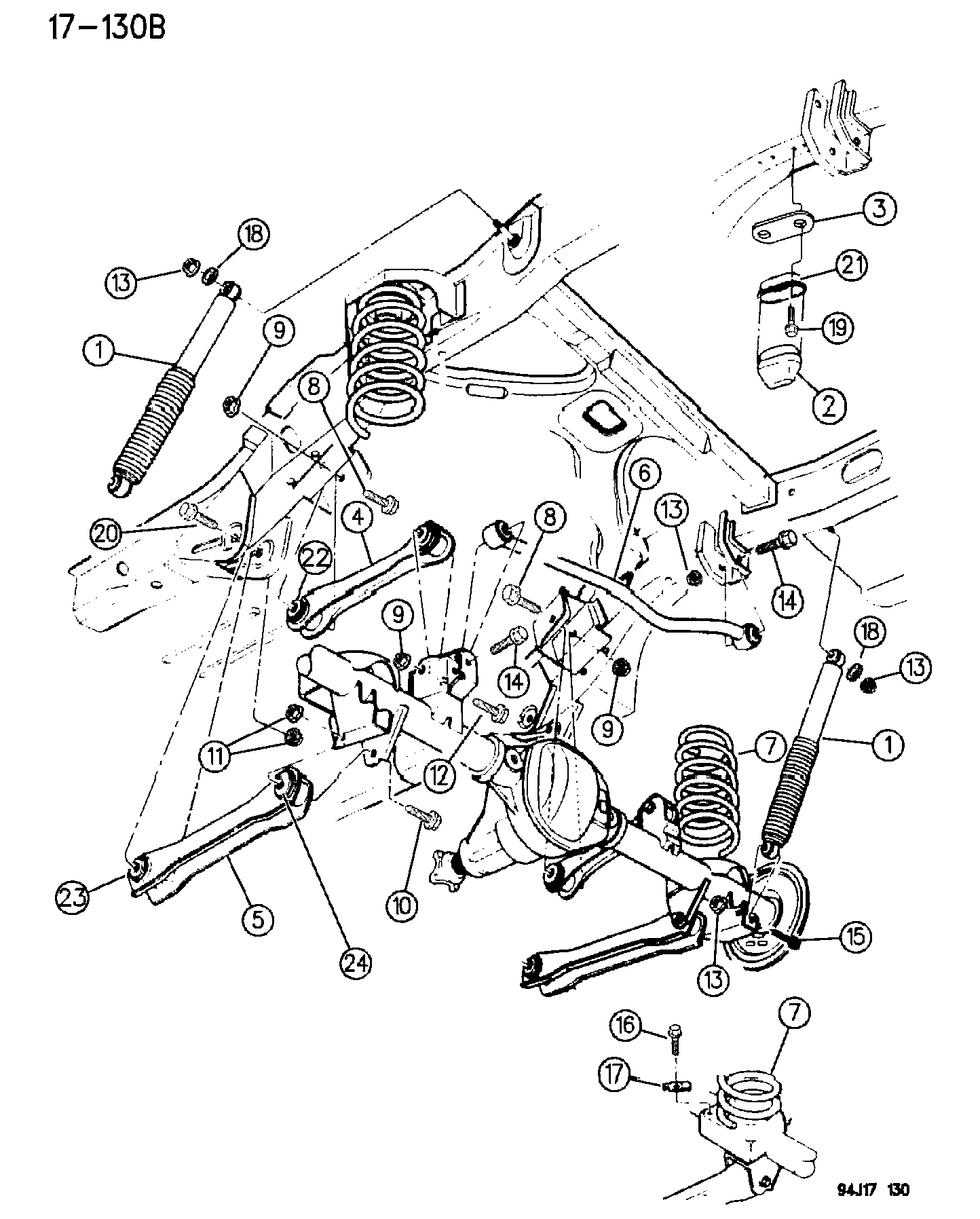 Chrysler 5203 8026 - Piekare, Šķērssvira ps1.lv