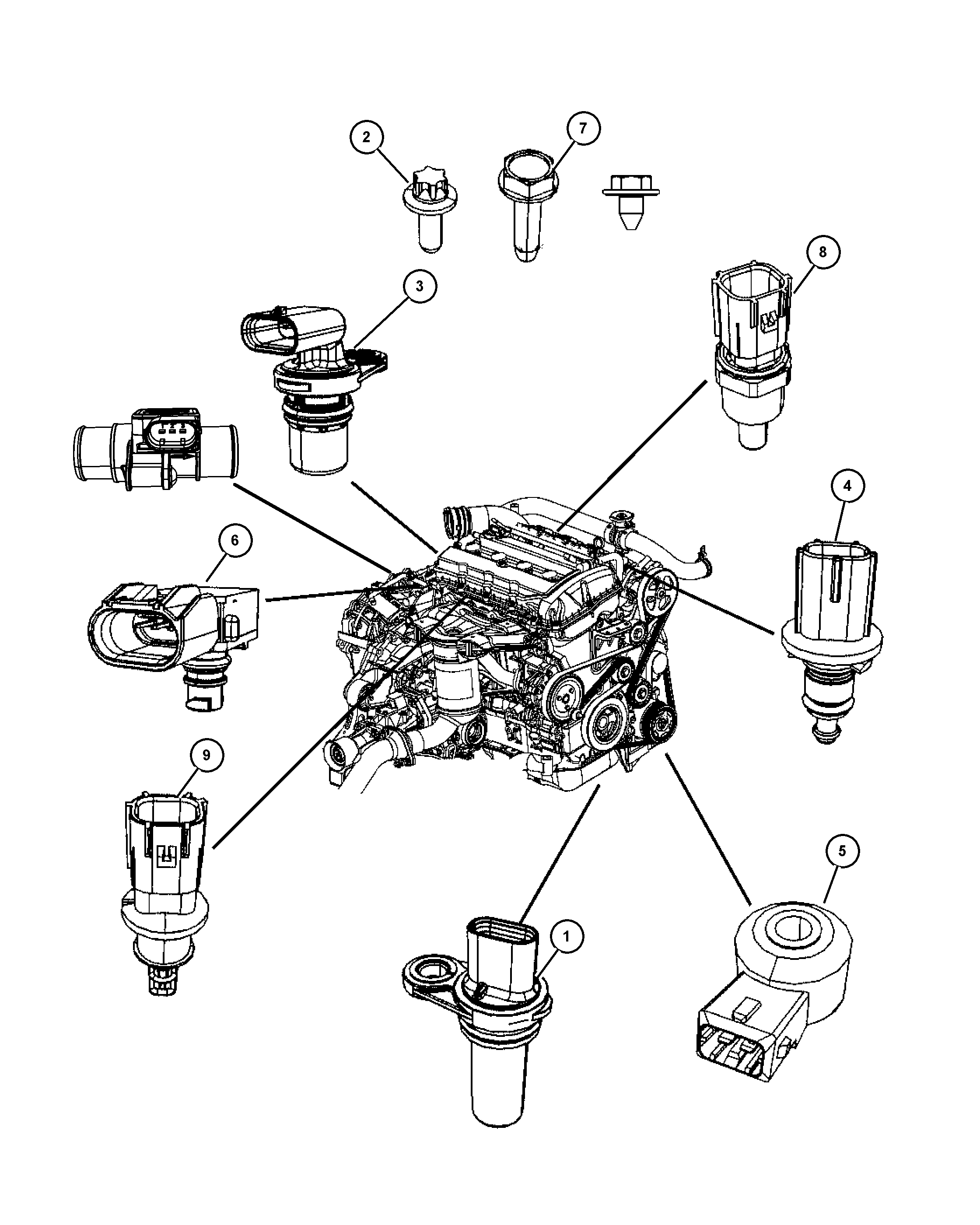 Chrysler 5033 313AA - Devējs, Dzesēšanas šķidruma temperatūra ps1.lv