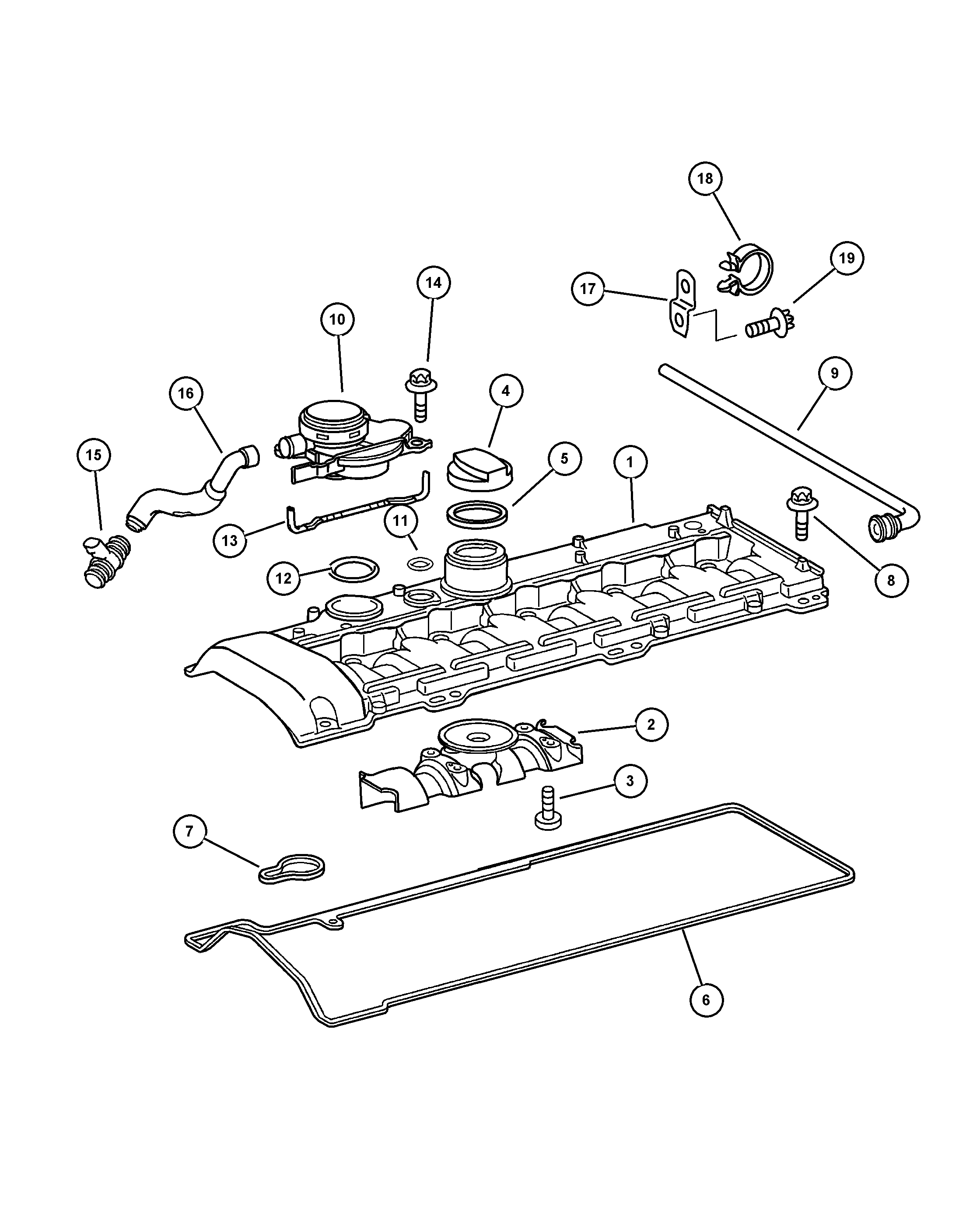 Jeep 5080 084AA - Blīvju komplekts, Motora bloka galvas vāks ps1.lv