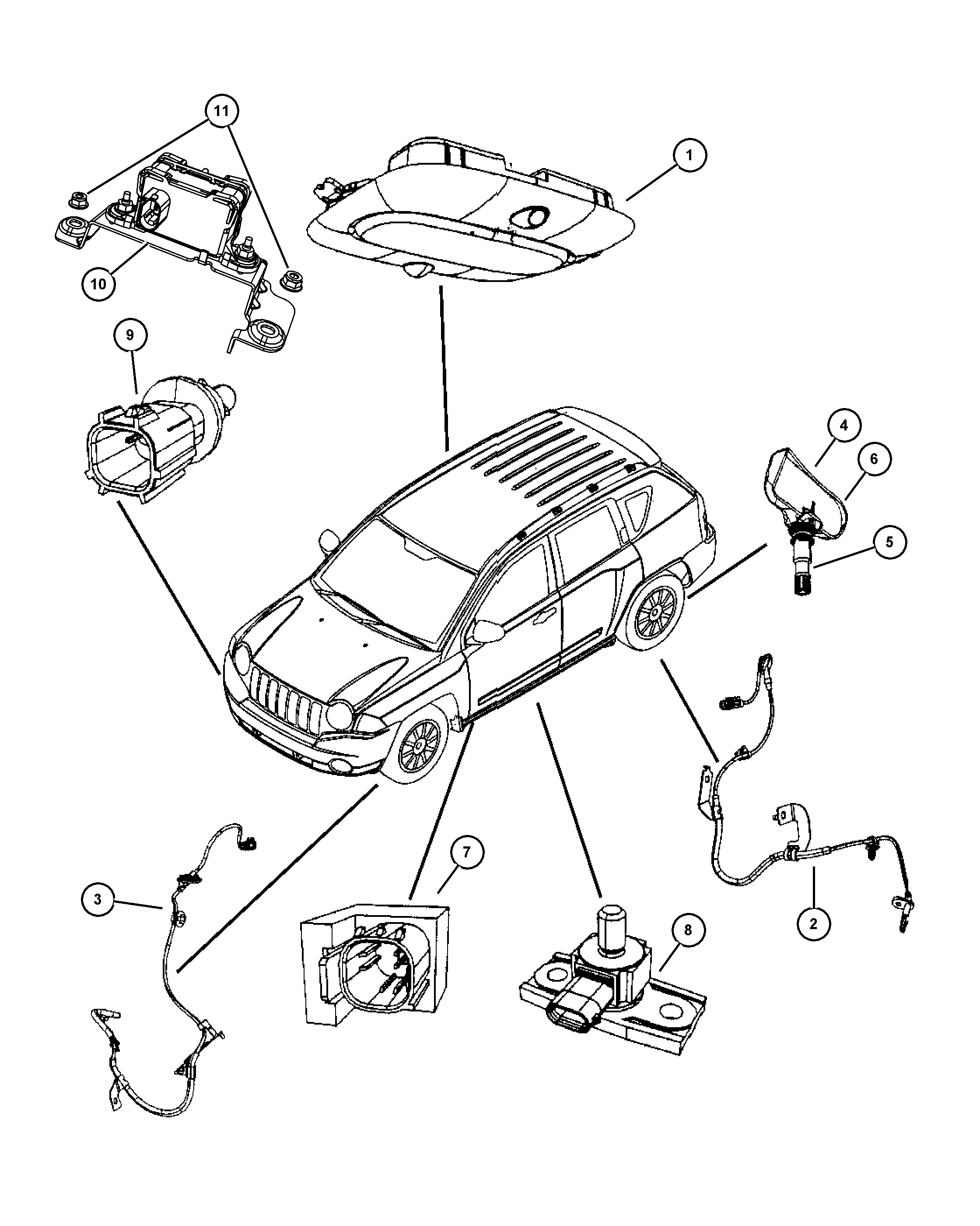 Lancia 5105 572AA - Devējs, Riteņu griešanās ātrums ps1.lv