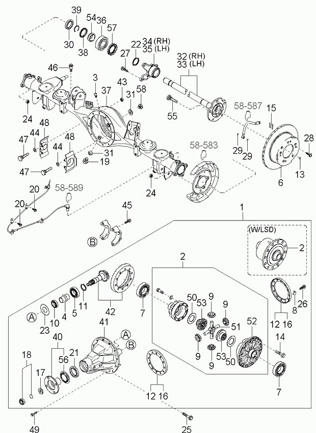 KIA 0054027210 - Riteņa rumbas gultnis ps1.lv