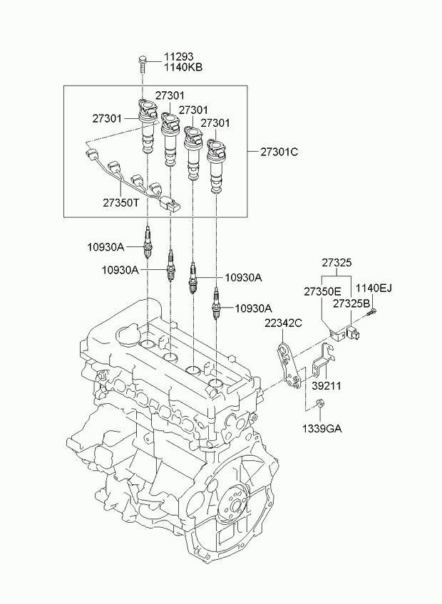 Hyundai 18855-10060 - Aizdedzes svece ps1.lv