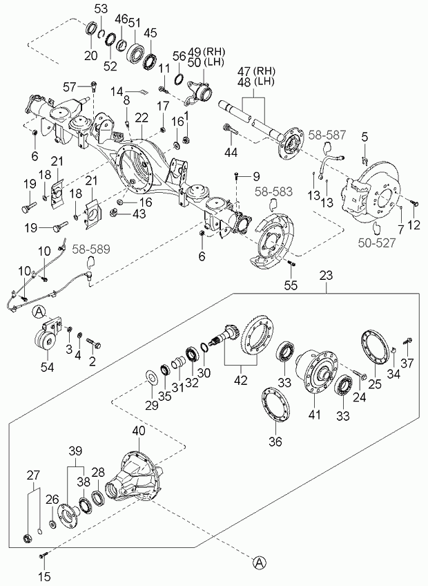 Hyundai 522183E000 - Riteņa rumbas gultņa komplekts ps1.lv