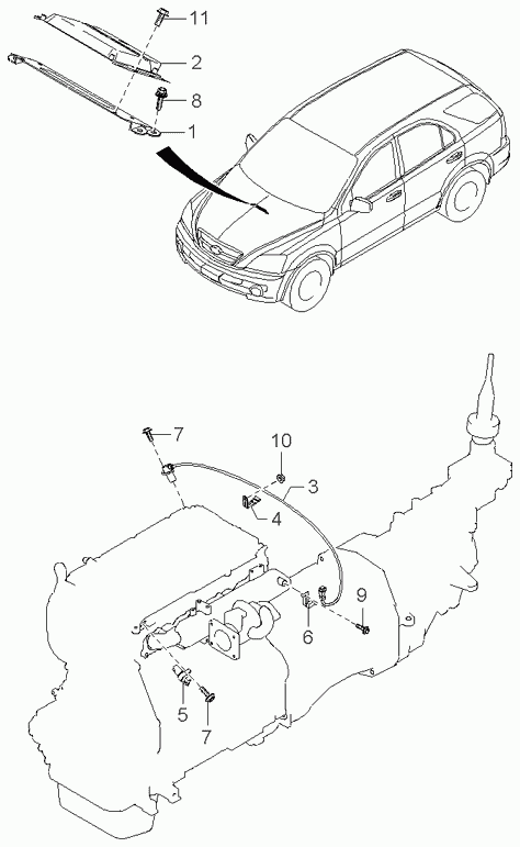 KIA 391804A111 - Impulsu devējs, Kloķvārpsta ps1.lv