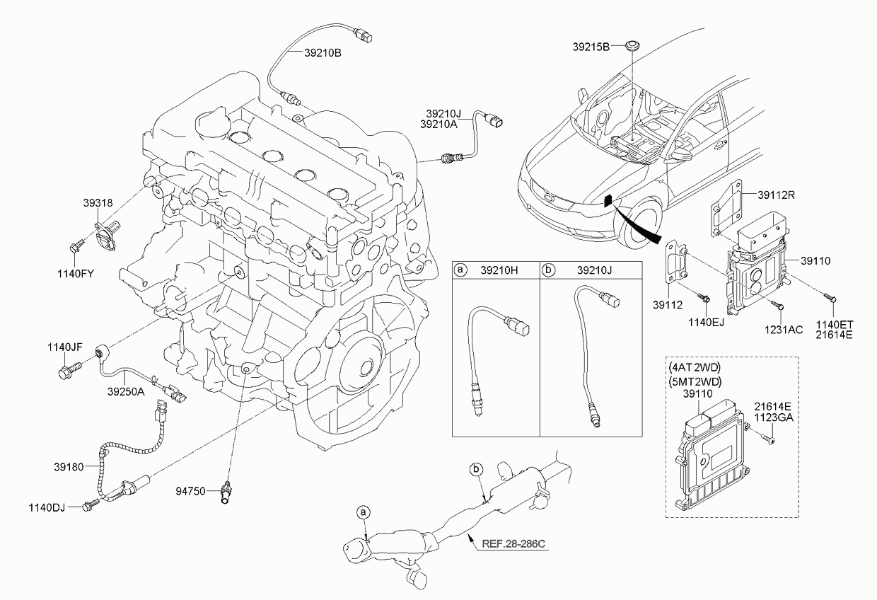 KIA 392102B070 - Lambda zonde ps1.lv