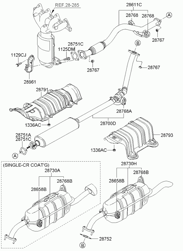 Hyundai 286581C000 - Bukse, Stabilizators ps1.lv