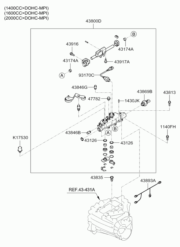 KIA 4386923000 - Slēdzis, Atpakaļgaitas signāla lukturis ps1.lv