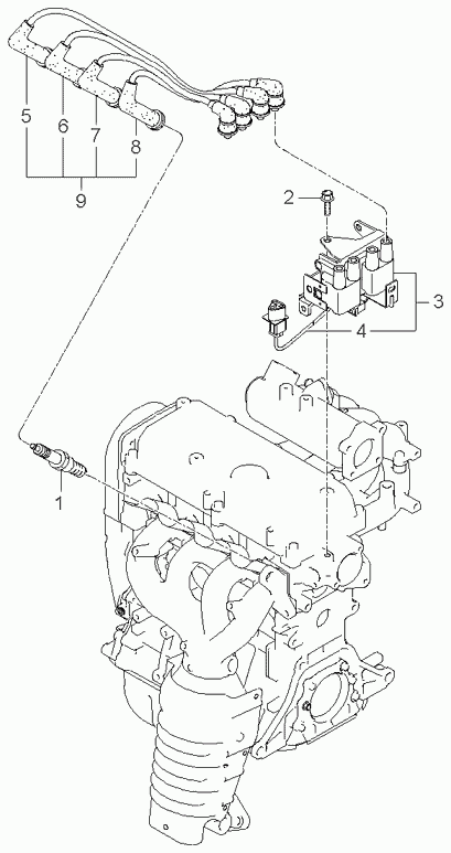 KIA 27501-02H00 - Augstsprieguma vadu komplekts ps1.lv