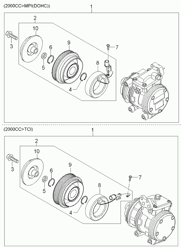 Hyundai 97701-2F200 - Kompresors, Gaisa kond. sistēma ps1.lv