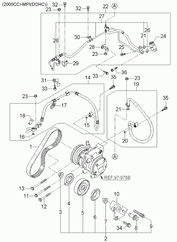 KIA 97713 1C200 - Ķīļrievu siksna ps1.lv