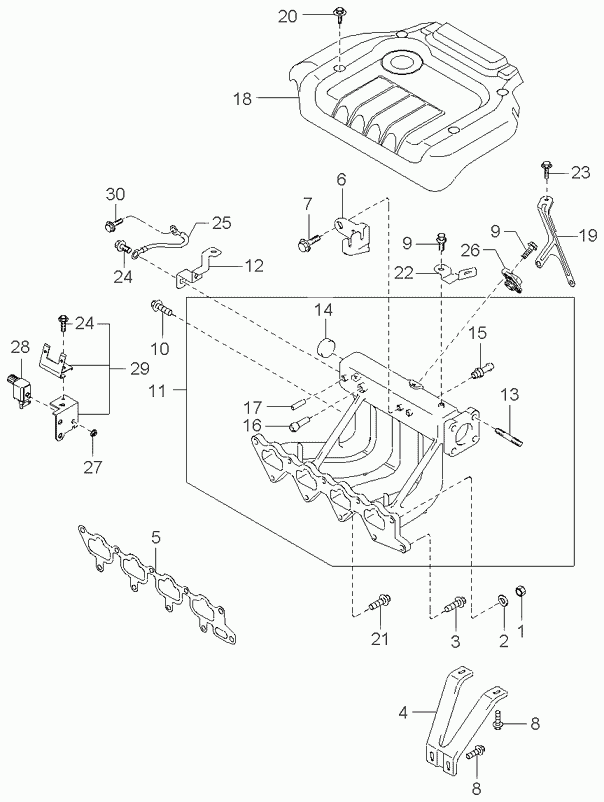 KIA 3930038120 - Devējs, Spiediens ieplūdes traktā ps1.lv