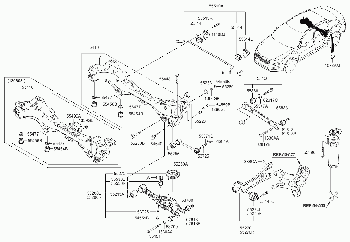 KIA 55530-2Z000 - Stiepnis / Atsaite, Stabilizators ps1.lv