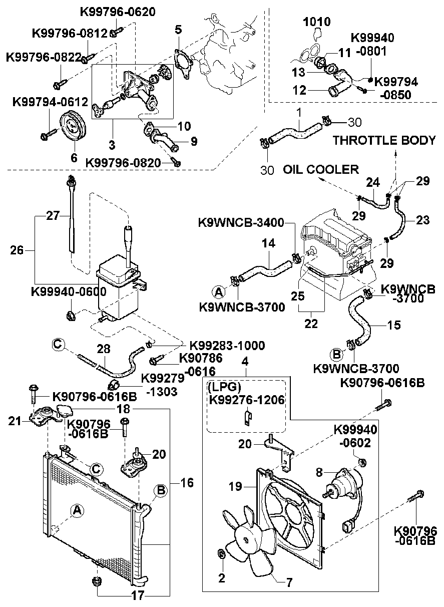 KIA 0K24715116B - Ūdenssūknis ps1.lv