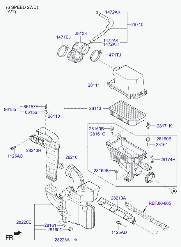 Buessing 28113-1P000 - Gaisa filtrs ps1.lv